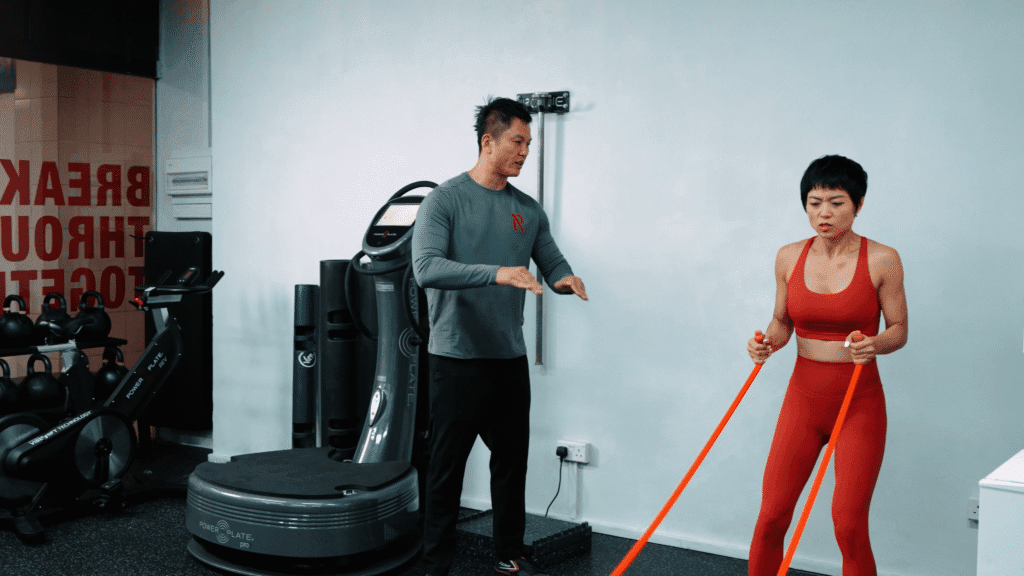 Competency in Personal Training while training Tiffany